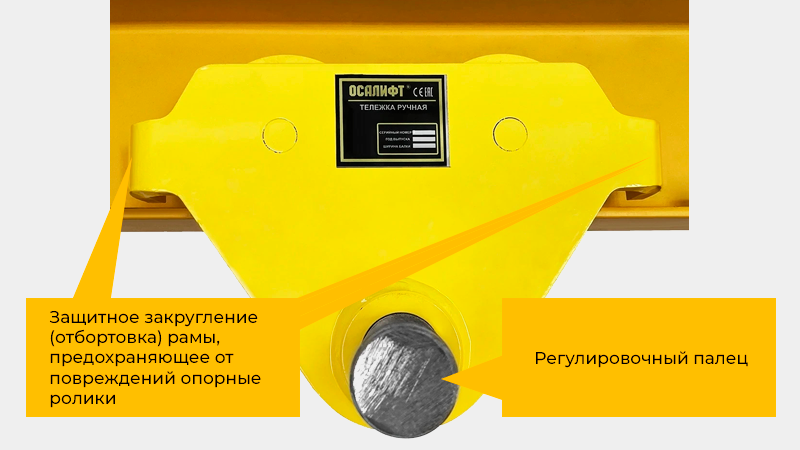 Все тележки OCALIFT DORA GCT проходят стопроцентный заводской технический контроль