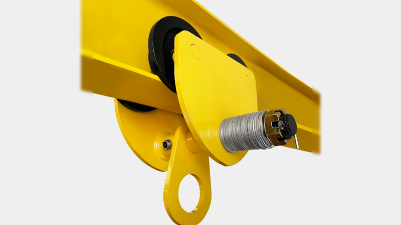 Каретка ручная 2т тип GCT тележка на двутавр холостая без привода