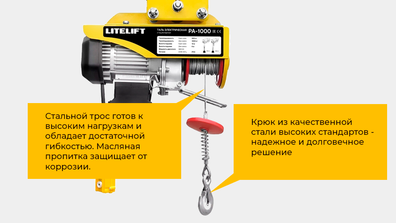 Надежная передвижная мини-таль для регулярных работ в мастерской, гараже или на производстве