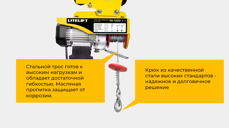 Надежная передвижная мини-таль для регулярных работ в мастерской, гараже или на производстве