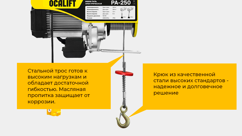 Надежная передвижная мини-таль для регулярных работ в мастерской, гараже или на производстве