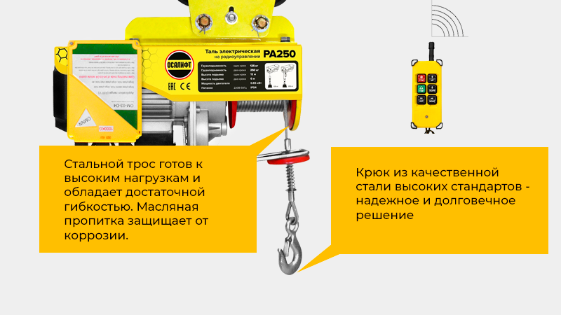 Надежная передвижная мини-таль для регулярных работ в мастерской, гараже или на производстве