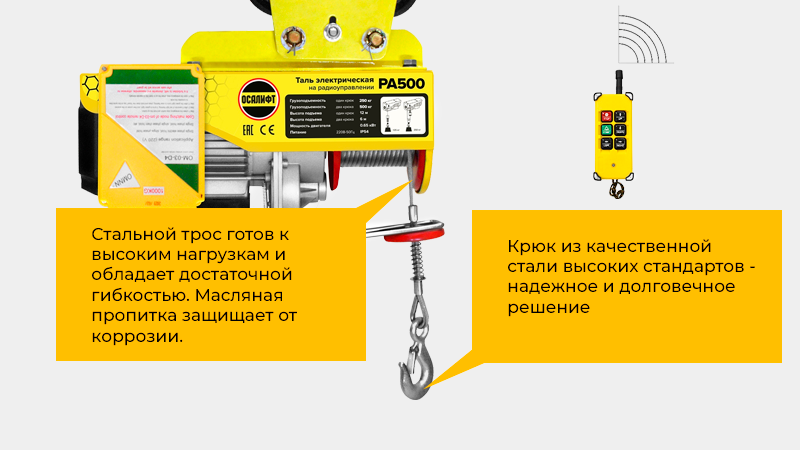 Надежная передвижная мини-таль для регулярных работ в мастерской, гараже или на производстве
