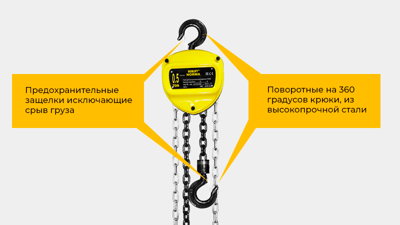 Тали OCALIFT проходят стопроцентный технический контроль