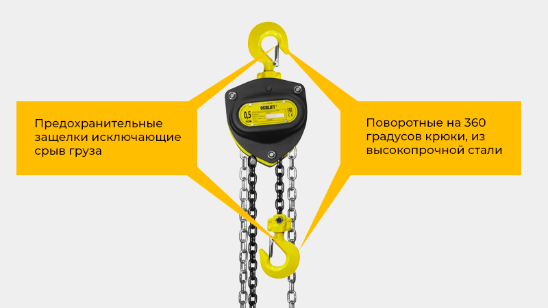 Тали OCALIFT проходят стопроцентный технический контроль